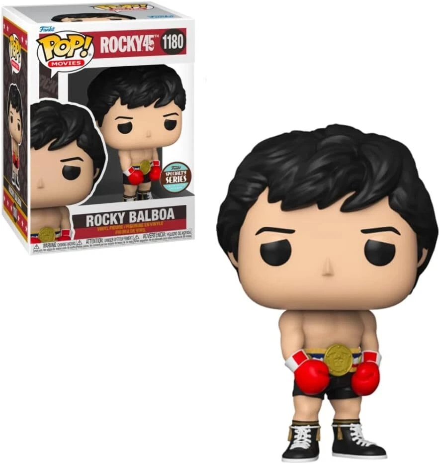 Funko POP! Movies Rocky 45th Anniversary - Rocky Balboa With Gold Belt  Specialty