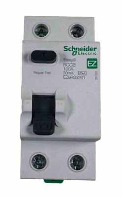 Schneider Electric 100 Amp RCCB zweipolig 30mA 230V Typ AC Easy 9 EZ9R33291