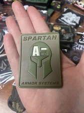 NEW 2025 SHOT SHOW Spartan Armor Systems Tactical Patch A-Neg Blood Firearms Pew
