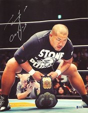 Tomohiro Ishii Signed 11x14 Photo BAS COA New Japan Pro Wrestling NJPW Autograph