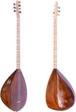 Turkish Quality Long Neck Mulberry Baglama Saz String Musical Instrumet ASL-111