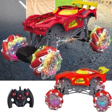 Red Remote Control High Speed Off Road Stunt Twisting Racer Toy Car Kids Gift