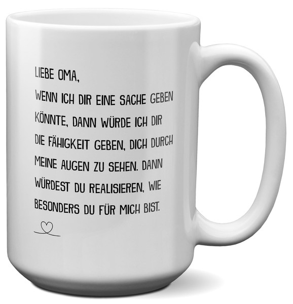 Xl Tasse Oma Geschenk Geburtstag Grossmutter Kaffeetasse Frauen Weihnachten-image