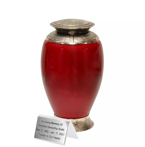 Exclusieve mooie glazen crematie-urn - zwart - begrafenisurn voor as - volwassen - Picture 6 of 7