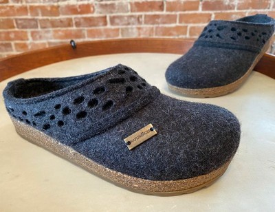 haflinger lacey clogs