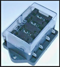 4-Fach, KFZ Sicherungshalter mit Deckel,12/24V, (#2) ATO Flachsicherung (#2)