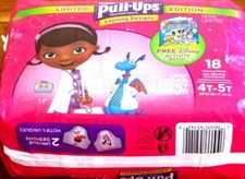 Pull-Ups Disney Minnie Doc McStuffins Training Pants Girls 4T-5T Limited Editi