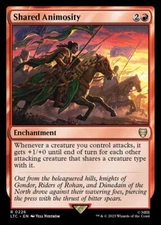 Shared Animosity 0226 Non Foil Rare LOTR Commander MTG Near Mint