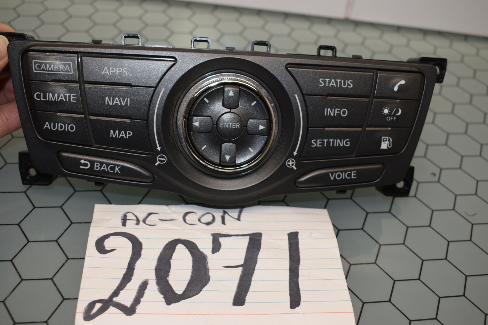 13-16 Nissan Pathfinder Radio Navigation Camera Control Panel Used Stock#2071-AC