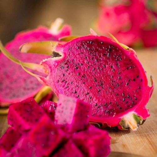 1 Confezione 200 Semi di Pitaya Rosso Semi di Frutta Drago Semi di Frutta Pitaya Bio S054 - Foto 3 di 10