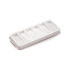 Reeves Plastic Slant Mixing Palette for Watercolours, Gouache, Inks - Slant Tile