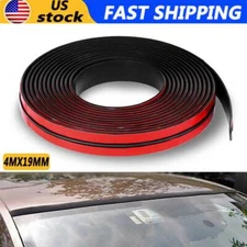 4M Weather Rubber Seal Strip Car Windshield Trim Edge Molding Protector Guard