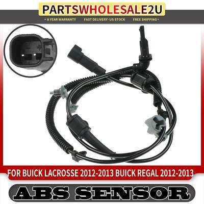 reference sensor - compatible with 2010 - 2016 buick... Rear Left LH ABS Wheel Speed Sensor for Buick LaCrosse Regal 2012 2013 ...