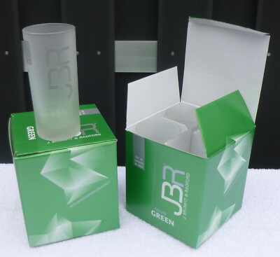 Gläser Set JBR Snuff Green 8er Sammler Longdrinkglas Eismatt SELTEN Org. Neu OVP