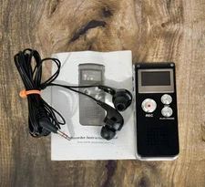 Digital Voice Recorder Dictaphone Audio Sound Mini Lecture Recorder 16GB