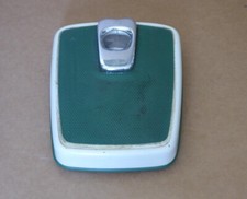 alte Personenwaage, Stube, von 1959, 10 – 125 kg, mit Patentstempel, Antiquität