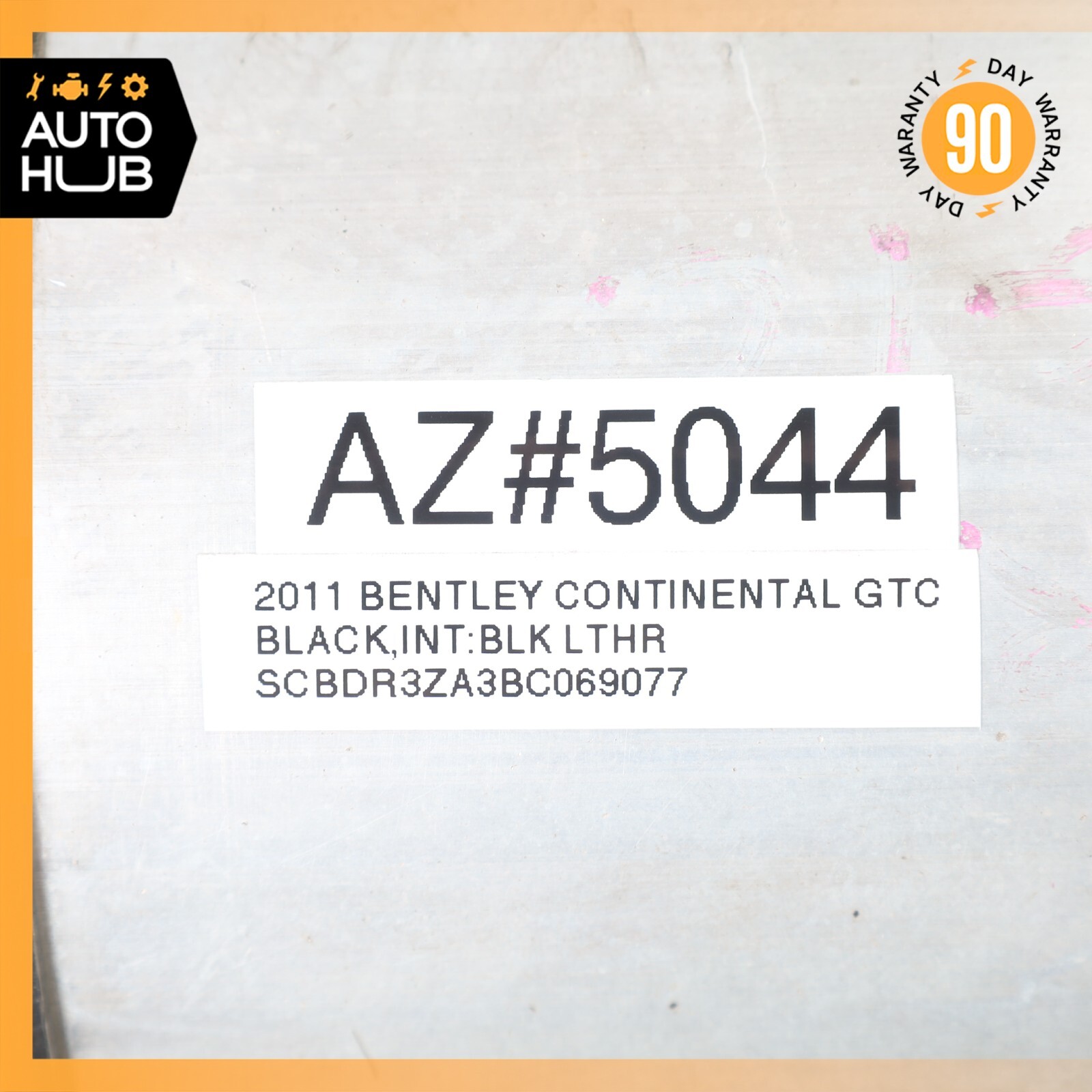 07-11 Bentley Continental GTC Rear Left Side Air Ride Air Shock Strut OEM 59k