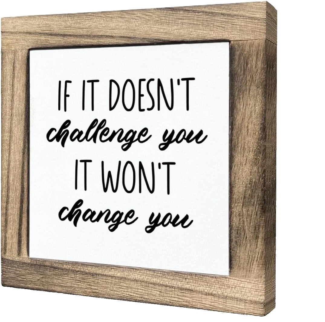 Wooden Modern Home Décor Plaques & Signs