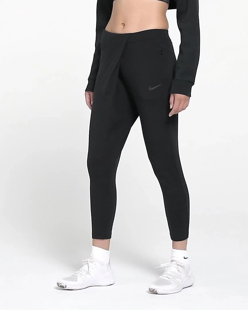 Un fiel conferencia visitar Nike Flow Lux Dri-FIT Training Trousers 933436-010 Black Size L Yoga Pilates  New | eBay