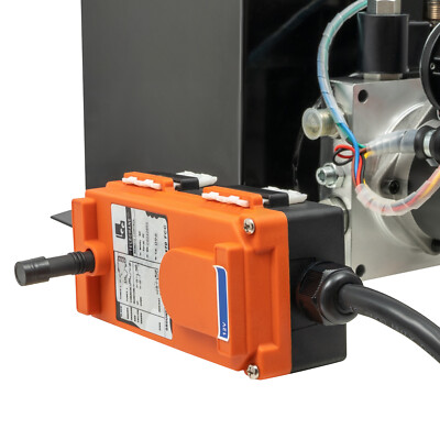 DC12V Single Acting Hydraulic Pump 8Qt Dump Trailer Pump Power Unit Wireless R/C