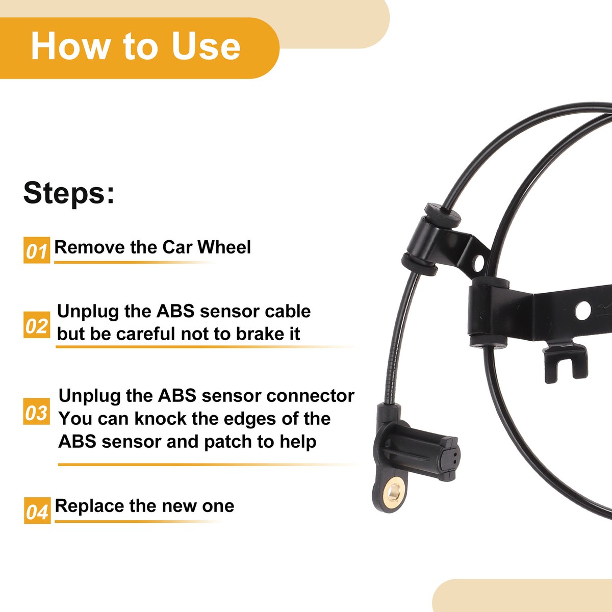 ABS Wheel Speed Sensor ABS Sensor No.9L8Z2C190A for Ford Escape 09