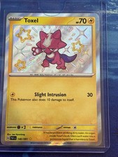 Pokémon TCG Toxel 140/091 Paldean Fates Baby Shiny NM