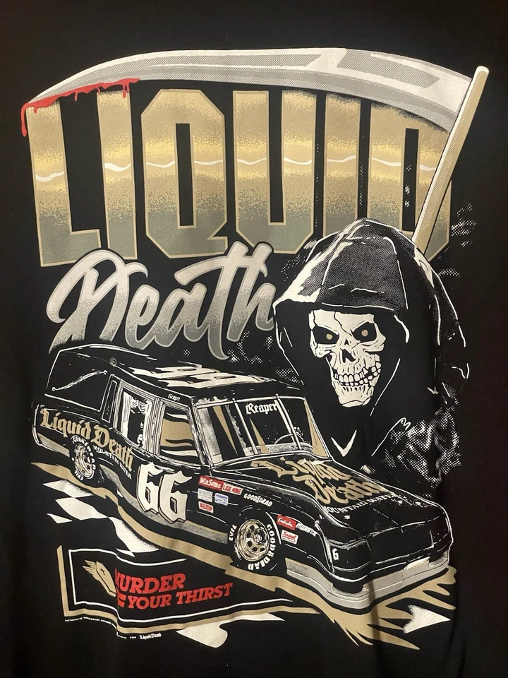 Liquid death长袖衬衫 — 第 2/4 张图片