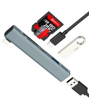 USB to USB A OTG 3.0 Adapter 5in1 for iPhone 16 15 Max Charger Cable SD Micr...