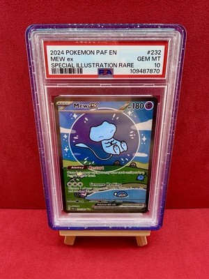 what set is bubble mew in pokemon card ex 232/091 SIR Celebrate the incredible history of the TCG hobby by adding this Mew EX 2023 Pokemon Shiny Treasure EX Japanese Super Rare #347 CGC Authenticated Pristine 10 Card to your vault Mew ex - 232/091 -