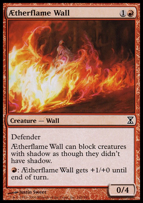 Aetherflame Wall~142/301~LP~(TSP) - Time Spiral~MTG