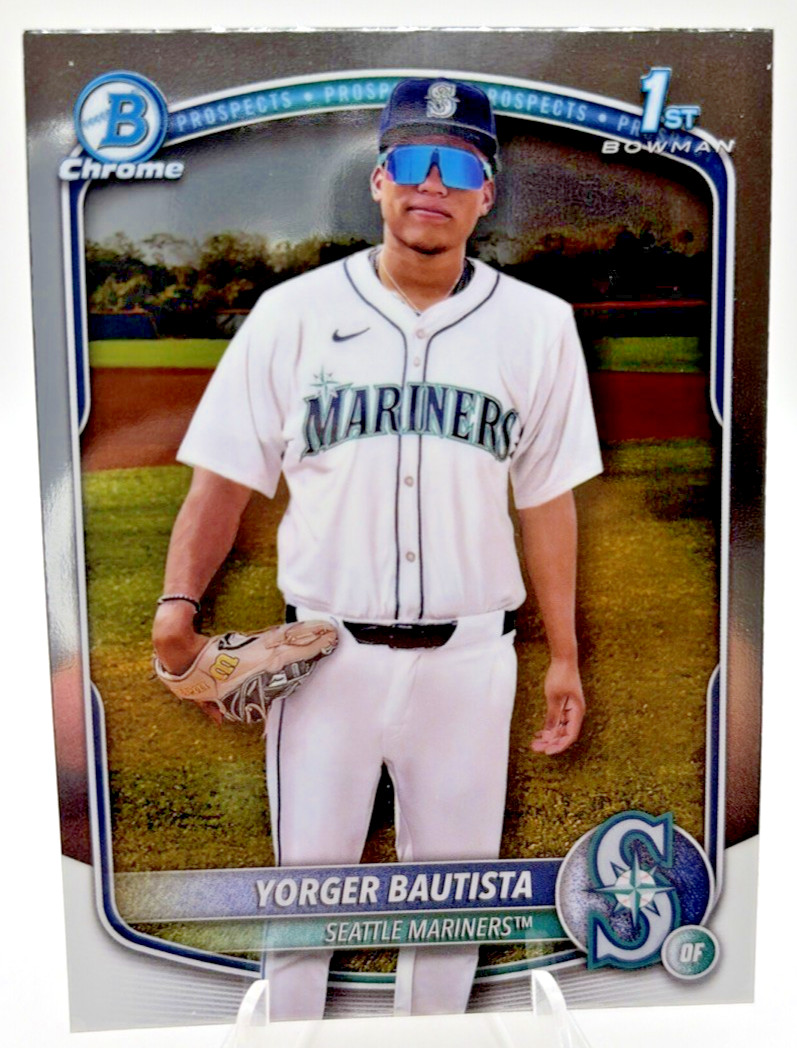 1018071 - 2025 Bowman Chrome #BCP-194 Yorger Bautista Base 1st Bowman Mariners