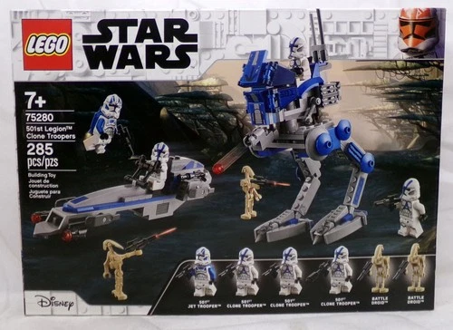 LEGO Star Wars 75280 501st Legion Clone Troopers 285 Piece Set New Sealed