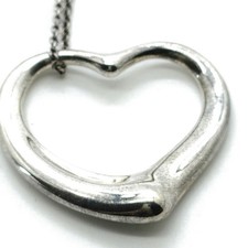 Tiffany and Co. Necklace Peretti Open Heart Silver 925 4608406