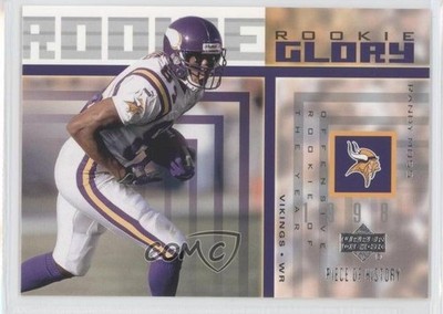 2002 Upper Deck Piece Of History Rookie Glory Randy Moss #RG-6 HOF 0d2s