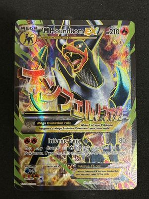 #ad 2015 Pokemon Breakthrough Mega Houndoom EX Full Art 154 MP $44.99