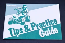 New OEM Suzuki 99014-20612-03A ATV Tips & Practice Guide 1992 NOS