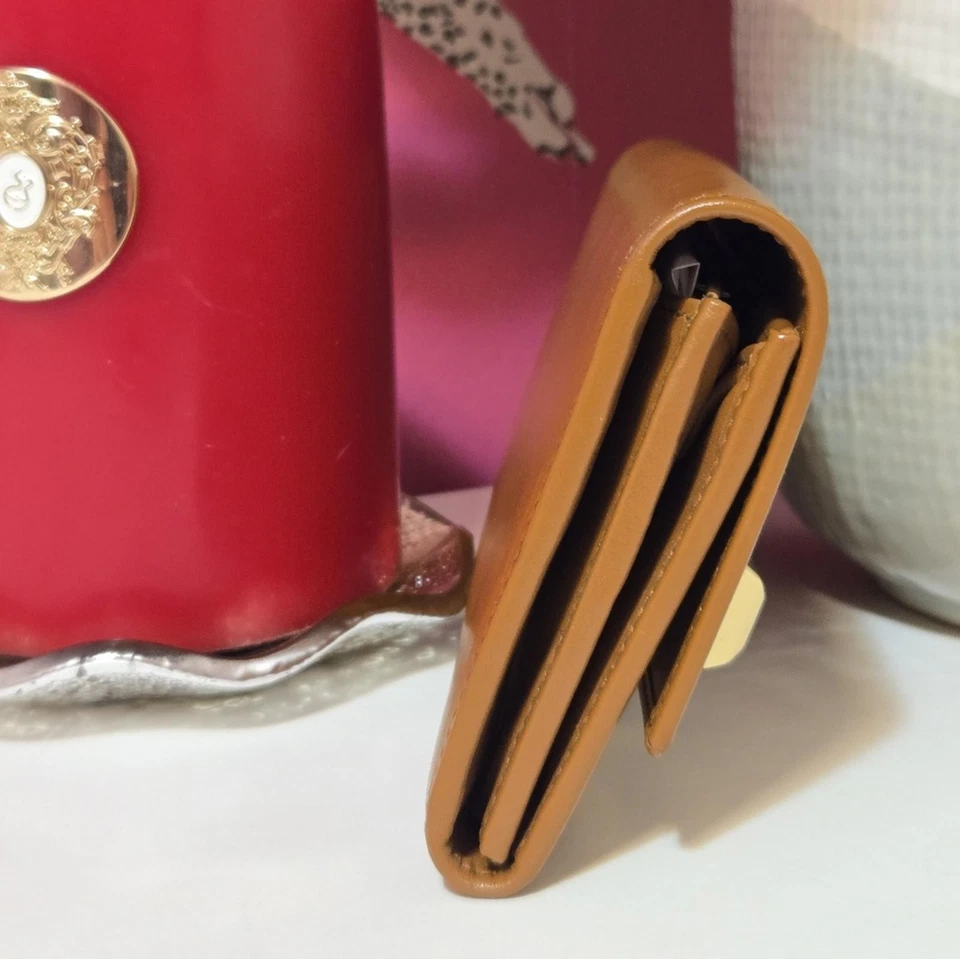 Cartera Continental Salvatore Ferragamo Larga Gancini Tachonada Usada en Excelente Condición Foto 3 de 4