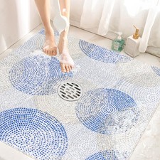 Shower Mat Non Slip: 31 x 31 Inch Shower Mats for Inside - Extra Large Square