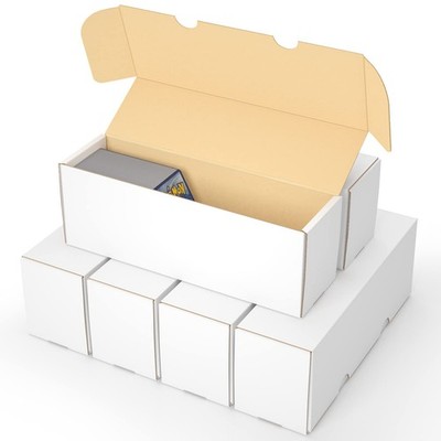 Trading Card Storage ,Sports Card Storage Boxes, 6-Pack Cardboard Card for TC...