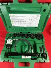 Greenlee 7306SB 1/2- 2 Slug-Buster Ram & Hand Pump 11 Ton Hydraulic KnockOut Kit
