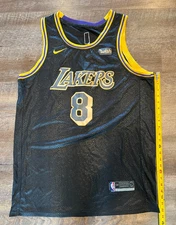 Nike Swingman Kobe Bryant 8 LA Lakers Jersey Size 54 Pre-owned Black Mamba Wish