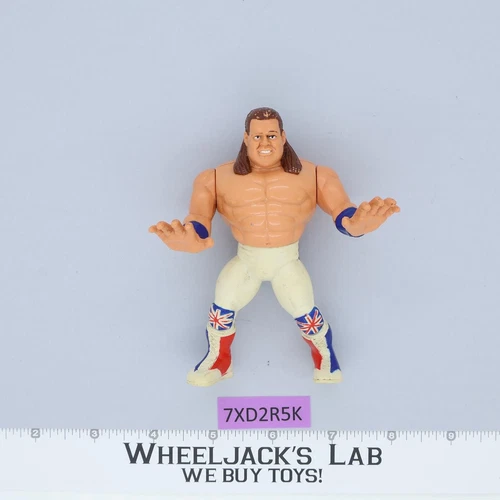 British Bulldog Davey Boy Smith Complete WWF WWE Wrestling 1991 Hasbro Action