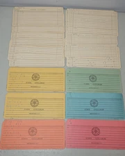 Iona College New Rochelle NY Fortran Cobal Computer Punch Cards Lot Vintage 70s