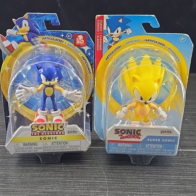 Sonic & Super Sonic 2.5'' Mini Action Figure Sonic the Hedgehog New 2021 Lot Of 2