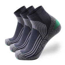 Extra Cushion Compression Socks Men Coolmax Anti Blister Padded Heel