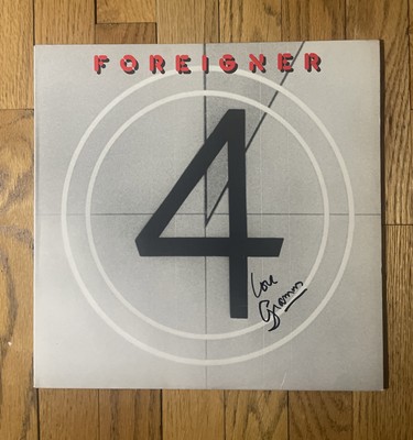 Lou Gramm Signed Foreigner Vinyl 4 Record Album LP Autographed Beckett COA