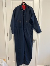 Wrangler Big Ben Coveralls Large Made In USA Blue Looks New vintage 1970's