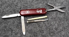 Swiss Victorinox Small Swiss Army Knife Keychain With Tweezers and tooth Pick