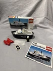Vintage LEGO 709 Police Boat 99% Complete with Box Instructions & Sticker Sheet