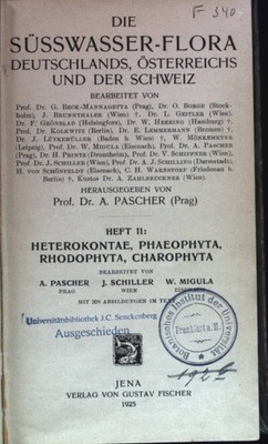 Die Süsswasser-Flora Deutschlands, Österreichs und der Schweiz. Heft 11 : Hetero